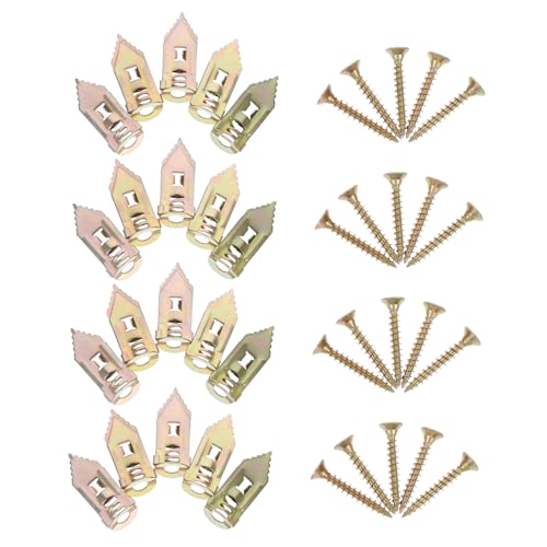 SOLUSTRE Load-Bearing Expansion Screws for Wall Hanging Replacement Dry Wall Anchors Self-Drilling Anchor Screws