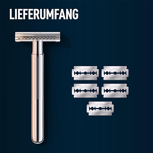 King C. Gillette Rasierhobel für Männer, Metall, Silber – Ansicht 6