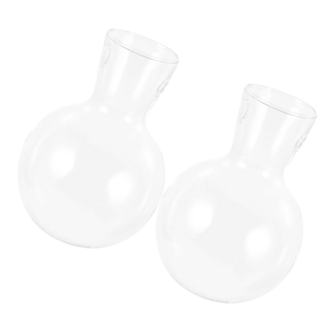 POPETPOP 6 STK Holzvase blumentopf Blumenvase Garten Vase Luftpflanzen Vase Glaswaren Wasserpflanzer Pflanzen Terrarium Terrarienpflanzen Zwiebelvase Glas mit hohem Borosilikatgehalt