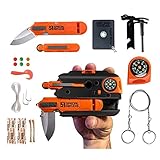 NEU Survival Kit Klein Aber Mächtig und verbessert Militärisches Überlebenskit 26 - in-1 Multitool Notfall Survival Gear Zubehör für Reisen Wandern Camping Outdoor Survival-Kits JJH