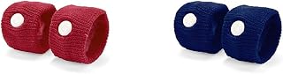 Sea-Band Anti-Nausea Acupressure Wristbands for Motion & Morning Sickness - 1 Pair Red & 1 Pair Navy Blue