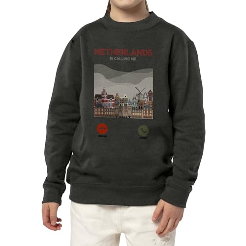 Sweatshirt enfant Netherlands is Calling Me pull molletonné chaud - 3