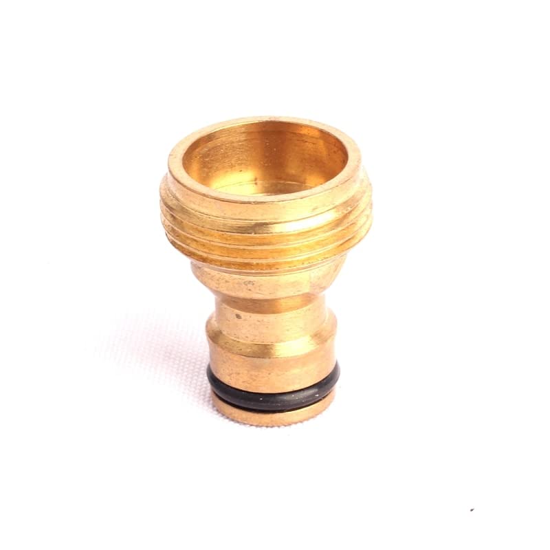 Schlauchverbinder-Adapter, 15 Stück, 3/4 Zoll Außengewinde, Schnellverbinder, Nippelverbinder, grüner Daumen-Messing-Anschluss