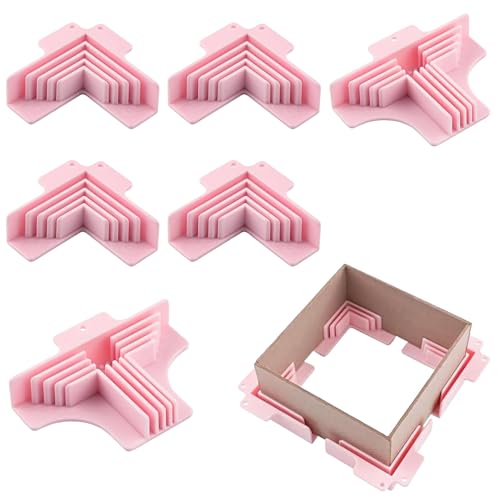 Herramienta de guía de esquina, juego de pinzas de 90 ° para manualidades con 6 herramientas de sujeción. Posicionamiento preciso al encuadernar libros, manualidades de papel, pegar tarjetas