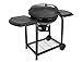 Produktbild Kugelgrill Gartengrill mit Deckel Ablagegitter und Rollen für Party Garten Camping Standgrill Schwarz 9789