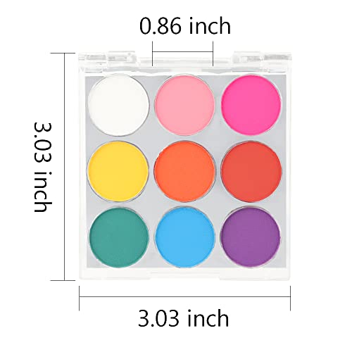 Suake 9 Colorful Light To Dark Matte Eyeshadow Palette. Highly Pigmented Pink Orange Blue Purple Eye Shadow Paleta.blendability Matte Makeup Powder Palet.paleta De Sombras De Ojos #TOP7
