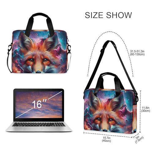 Funda para portátil ALAZA Fox Head Galaxy 13-15.6 pulgadas miniatura 4
