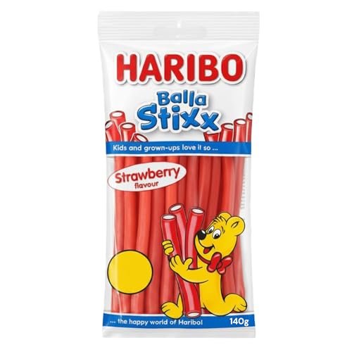HARIBO Balla Stixx Gomas sabor fresa 140 g miniatura 1