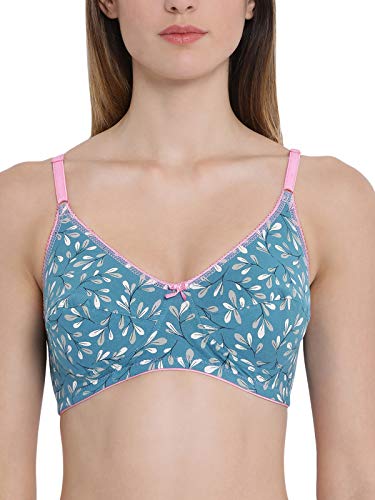 Image of Clovia Women's Cotton Non-Padded Non-Wired Printed Full Cup Bra