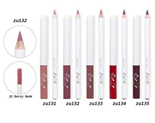 BeVe - Kit de maquillaje vegano para los labios con barra líquida y perfilador - Imagen 3