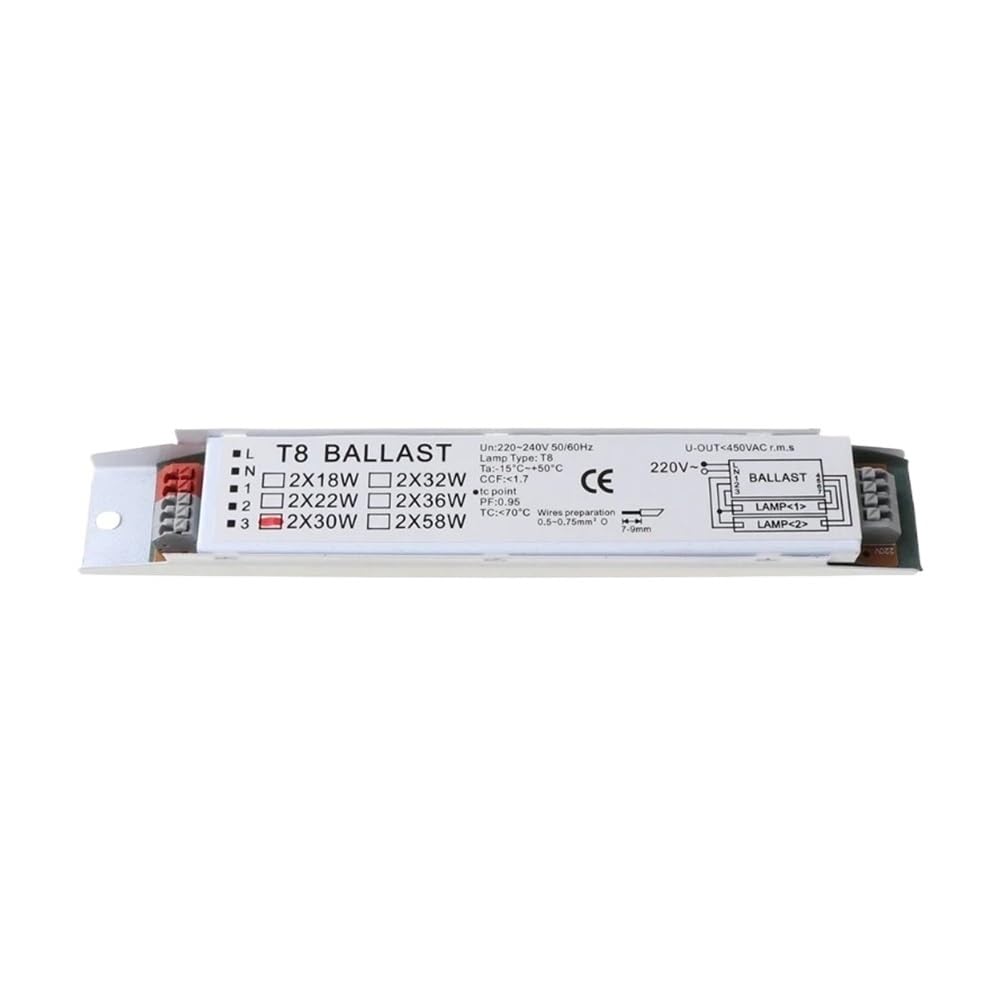 LANAPPTLTG T8 2x18/30/36/58W Electronic Ballast For UV Lamp, Fluorescent Lamp(30W)