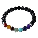 EINZIGARTIGES DESIGN: Spüren Sie die Energietherapie,Reiki bemerkenswert ruhig,wenn Sie es tragen, Dieser Stein wird Ihnen sicher helfen,Ihre zu öffnen Balance Kristalltherapie Yoga Heilung heilsteine und wird das positive Wachstum in jedem Aspekt in wirklich schnell steigern.