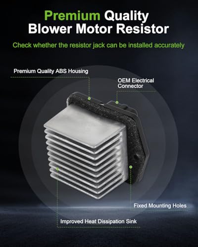 Image of SCITOO HVAC Blower Motor Resistor Regulator Fit for 2008-2014 for Mitsubishi Lancer,2007-2013 for Mitsubishi Outlander,OE-7802A006, 4P1685, RU-691 Air Conditioning Heater Fan Resistor Regulator