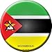 Mazambique Novelty Metal Circular Sign C-360