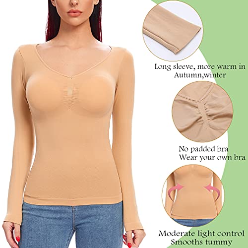 Image of JOYSHAPER Women's Cami Shaper Tummy Control Padded Bra Camisole Cami Compression Tank Top Shapewear Body Shaper