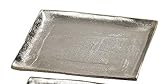 aluminium dekor Schöner Dekoteller aus massivem Aluminium in eckiger Form. Wählen Sie zwischen den Modellen.
