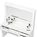 Boahaus Joan Vanity Makeup Desk with 7 Drawers, Wide Hollywood Vanity Mirror, No Lights Add-on Included, White Vanity Painted Makeup Table, Vanity Dresser with Mirror for Bedroom