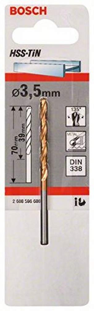 Bosch HSS-TiN Drill Bit 3.5mm