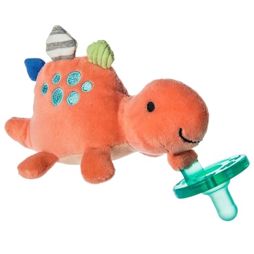 Image of Mary Meyer WubbaNub Infant Pacifier, 6-Inches, Pebblesaurus Dinosaur