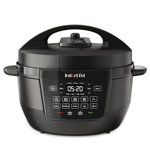 Comparison: Amy And Jacky Instant Pot Rice 2 Instant Pot 7.5QT RIO Wide, 7-in-1 Electric Multi-Cooker, Pressure Cooker, Slow Cook, Rice, Steamer, Sauté, Yogurt & Warmer, Wide Base, Large Searing Base, WhisperQuiet Steam Release