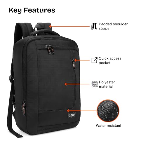 Image of Nasher Miles Laptop Backpack | Front Organiser | Ideal for College, School, Office & Travel | Men, Women, Boys, Girls