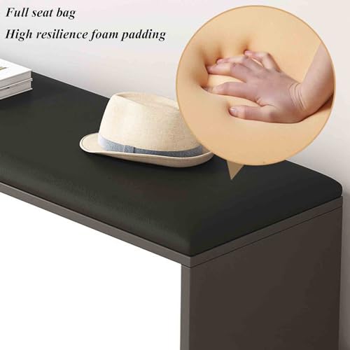 Rangement pour chaussures entrée avec banc de rangement robuste à 2 étagères - 5