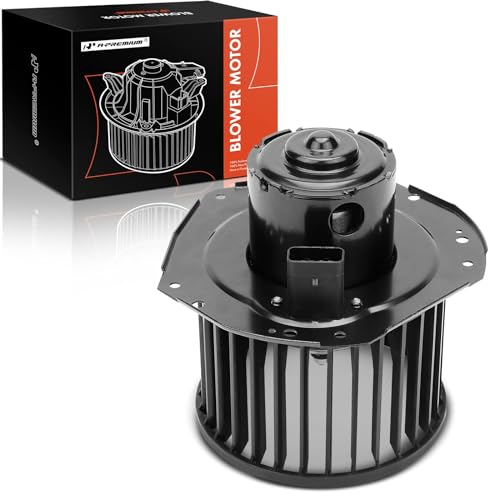 A-Premium HVAC Blower Heater Motor with Fan Cage Compatible with Chevrolet Lumina APV & Buick LeSabre & Cadillac DeVille, Eldorado, Fleetwood, Seville & Oldsmobile 98 & Pontiac Bonneville, Front Side