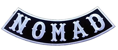 Patch Squad Men's Nomad Biker Jacket Back Bottom Rocker Independent Rider Patch