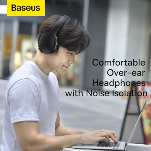 Baseus Encok Wireless Headphone D02 Pro (Black) – Image 4