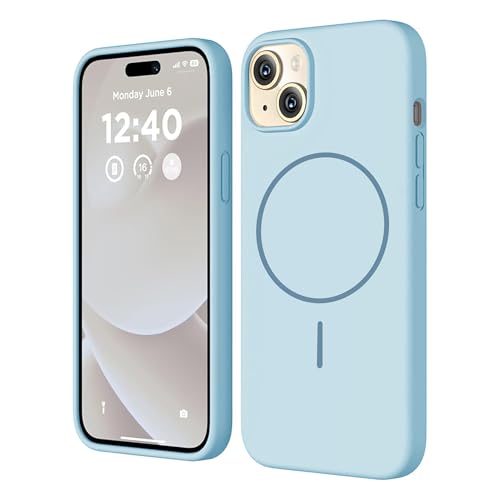 Image of Kratos Active Grip Silicone Case Cover Compatible with iPhone 15 Plus - Enhanced Protection, Wireless Magnetic Charging Case with Raised Edge Camera & Screen Protection, Shock-Resistant Design