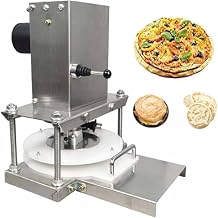Commercial Dough Roller Sheeter,8.6inch Electric Pizza Dough Roller Machine,Automatically Suitable for Noodle Pizza Bread