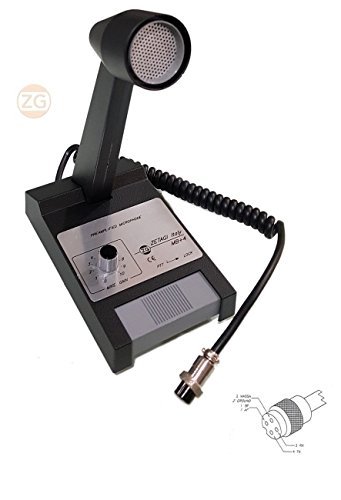 ZETAGI MB+4 Microfono da Base con Volume