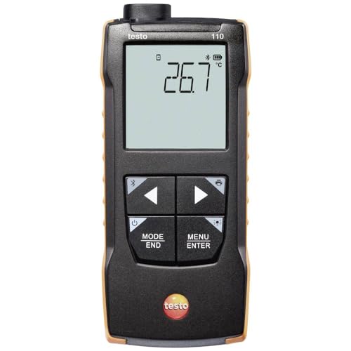 Thermomètre numérique testo 110 NTC Pt100 appareil de mesure connecté App