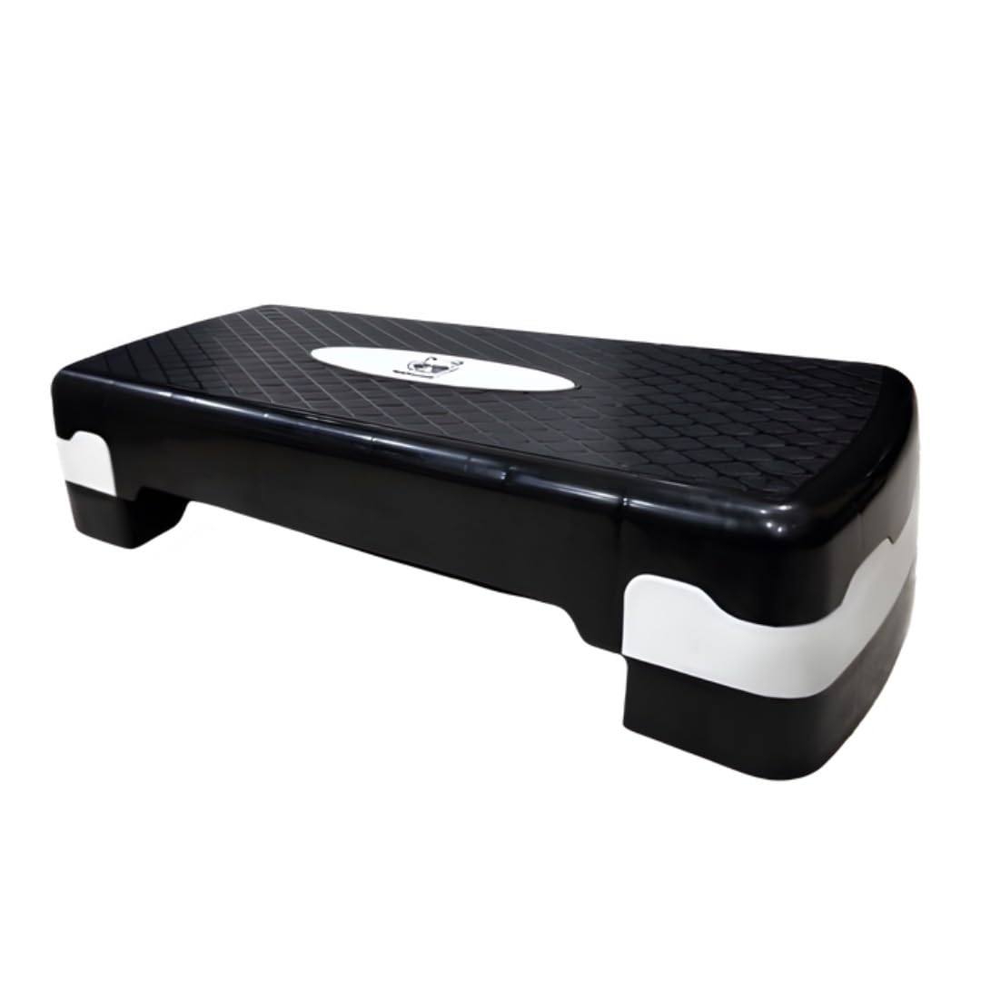 MAPACHE^TM AEROBIC STEPPER FOR MEN AND WOMEN USED For Home & Gym Use,ANTI-SKID,DURABLE, 7 COLORS, (68x28x15) Color (White)