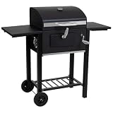 Barbacoa Carro De Metal Negro