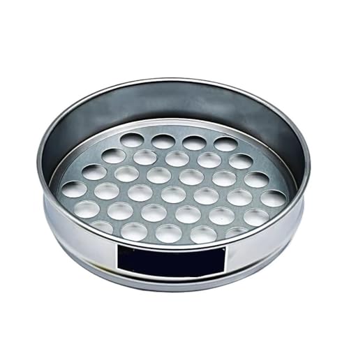 Tamis d'essai de laboratoire de 20 cm avec filtre à trous ronds de 0.25mm
