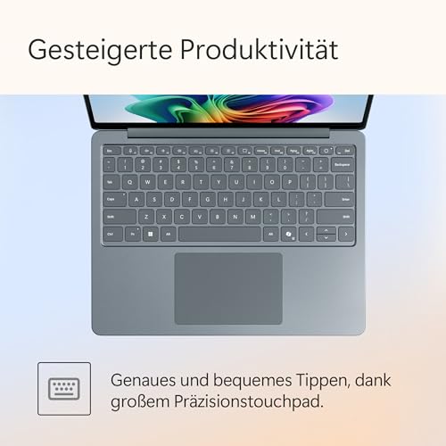 Microsoft Surface Laptop | Copilot+ PC | 13” LCD Touchscreen | Snapdragon® X Plus | 16GB RAM | 512GB Speicher | Neuestes Modell | Ozean