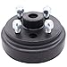 ApplianPar Pack of 2 Rear Wheel Brake Hub Drum 30 Teeth 21807-G1 for EZGO Gas 4 Cycle 91-Up RXV Golf Cart