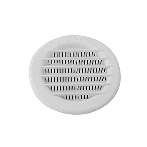 Rejilla de ventilaci�n redonda empotrable di�metro 125 bl�ster individual
