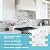 STICKGOO 10-Sheet Subway Tile Peel and Stick Backsplash, Seamless Design Glossy Carrara White Kitchen Backsplash Wall Tiles, Waterproof Stick on Tile for Bathroom, RV, Fireplace