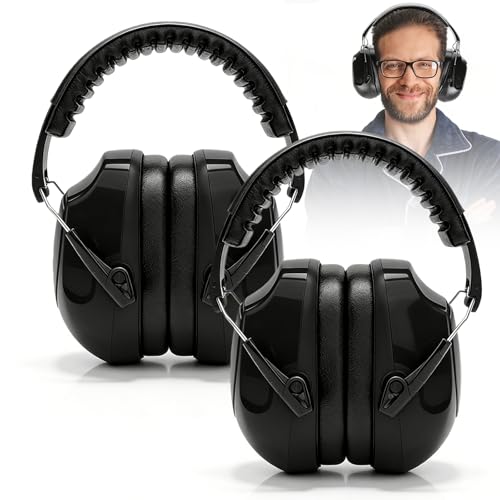 2PCS Cuffie Antirumore: Cuffie Insonorizzanti Regolabili, Attenua Il Rumori Forti,