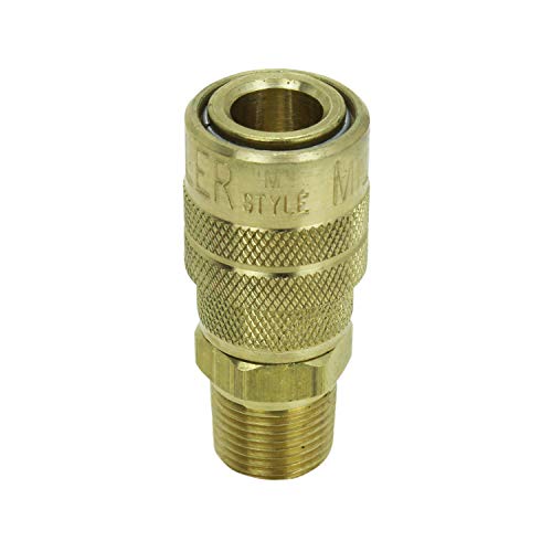 Aire enganche rapido 3/8 MNPT Milton 719 conector neumatico para compresor industrial 3