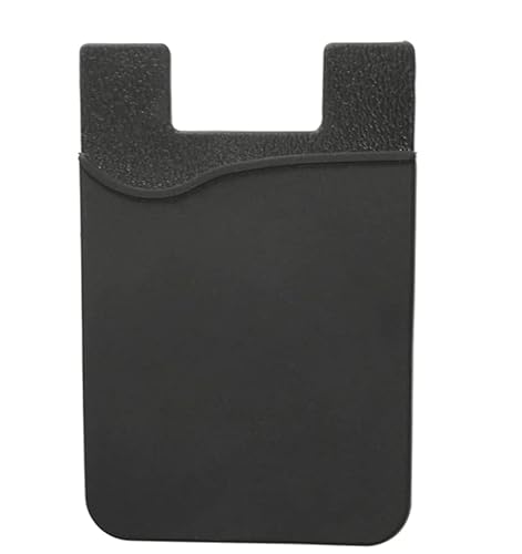 Mobile Phone Back Card Silicone Holder Wallet Stick On Adhesive Cash ID Soft