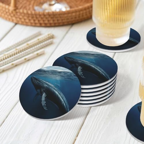 Dessous de verre baleine pour une décoration de table de mariage