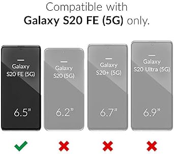 Crave for Samsung Galaxy S20 FE Case, Shockproof Protection Dual Layer Case for Samsung Galaxy S20 FE 5G (6.5 inch) - Aqua