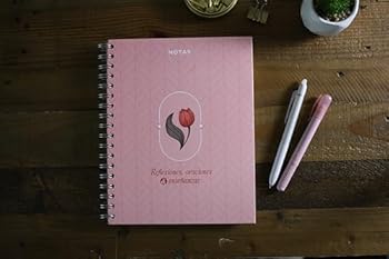 Spiral-bound Libretas Reflexiones, Oraciones Y Enseñanzas - Rosa [Spanish] Book