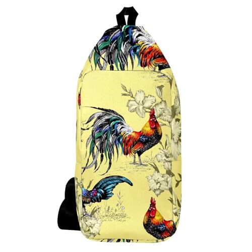 Sac à dos à bandoulière coloré anti-encombrement pour homme femme