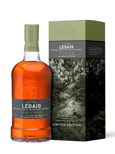 Ledaig Triple Wood Single Malt Scotch Whisky Limited Edition 53,8% Vol. 0,7l in Geschenkbox