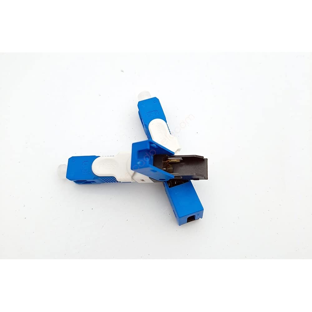 Genérico 100, 200 unids/lote FTTH ESC250D SC APC & Conector rápido de fibra óptica monomodo SC UPC Conector rápido óptico FTTH SM (Color : 300pcs SC APC)