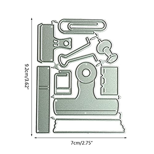 Document Clips Metal Die Cuts, Cutting Dies for Card Making Clearance, Embossing Dies for Scrapbooking, DIY Album Paper Cards Decoration - Thumbnail 2